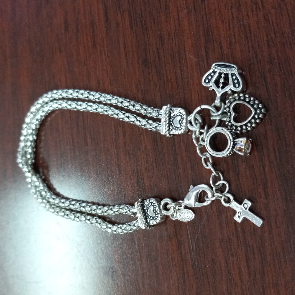 Double strand charm bracelet...